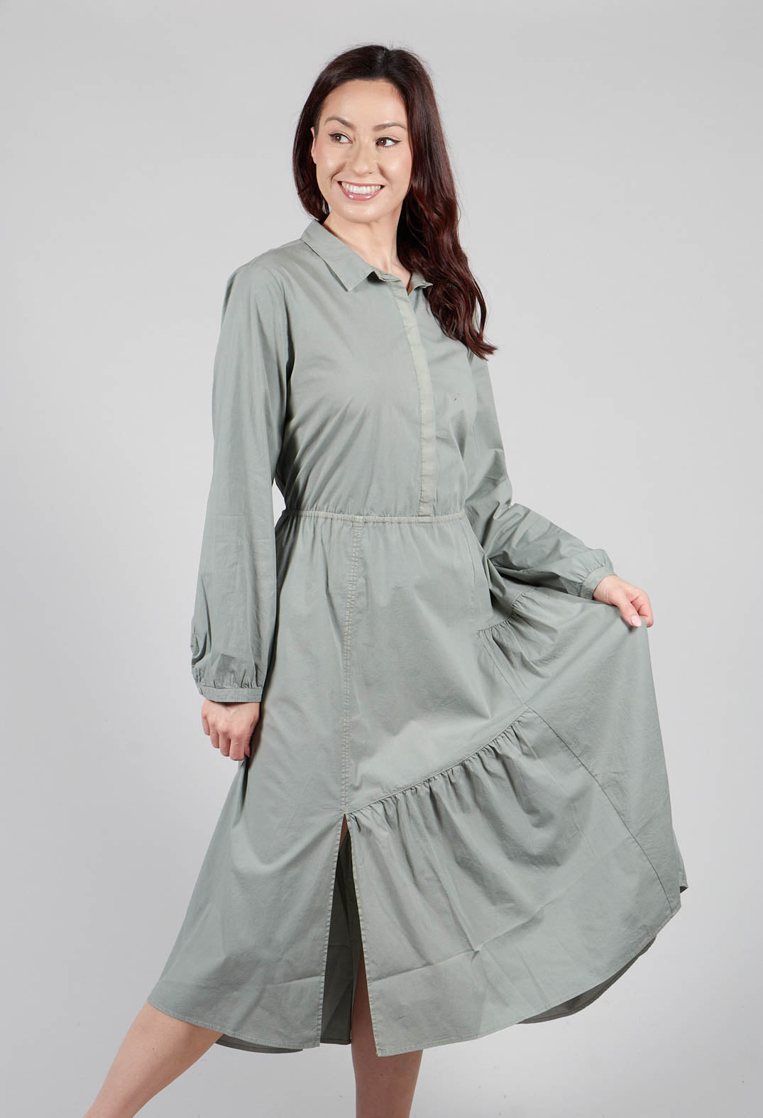 Imeko Dress in Eucalyptus