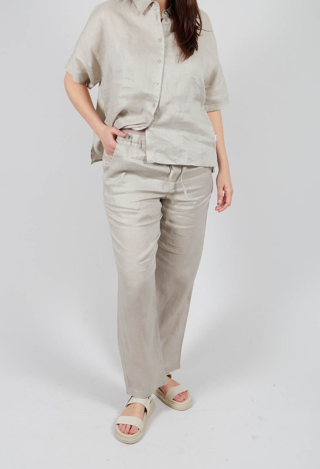 Indialf Trousers in Mist