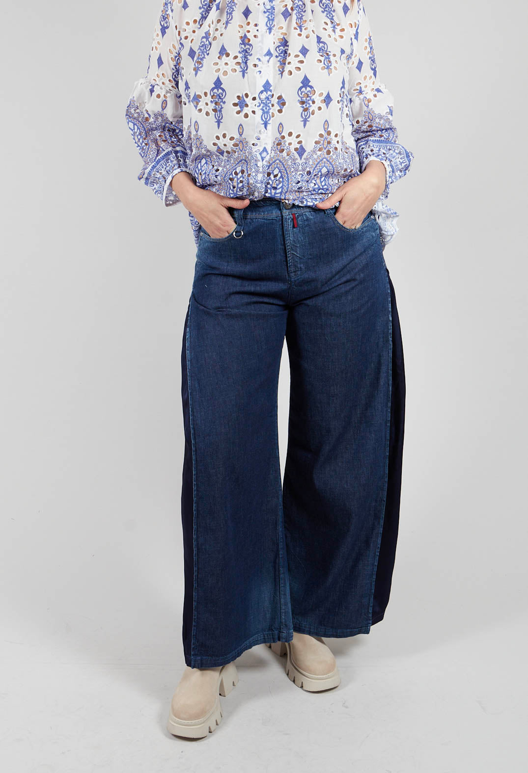 Innovate Denim Trousers in Blue