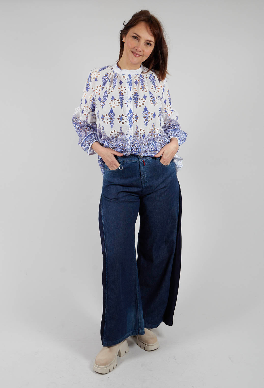 Innovate Denim Trousers in Blue