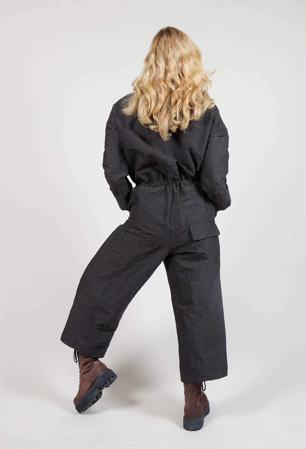 Album Di Famiglia Inox Jumpsuit in Slate | Olivia May