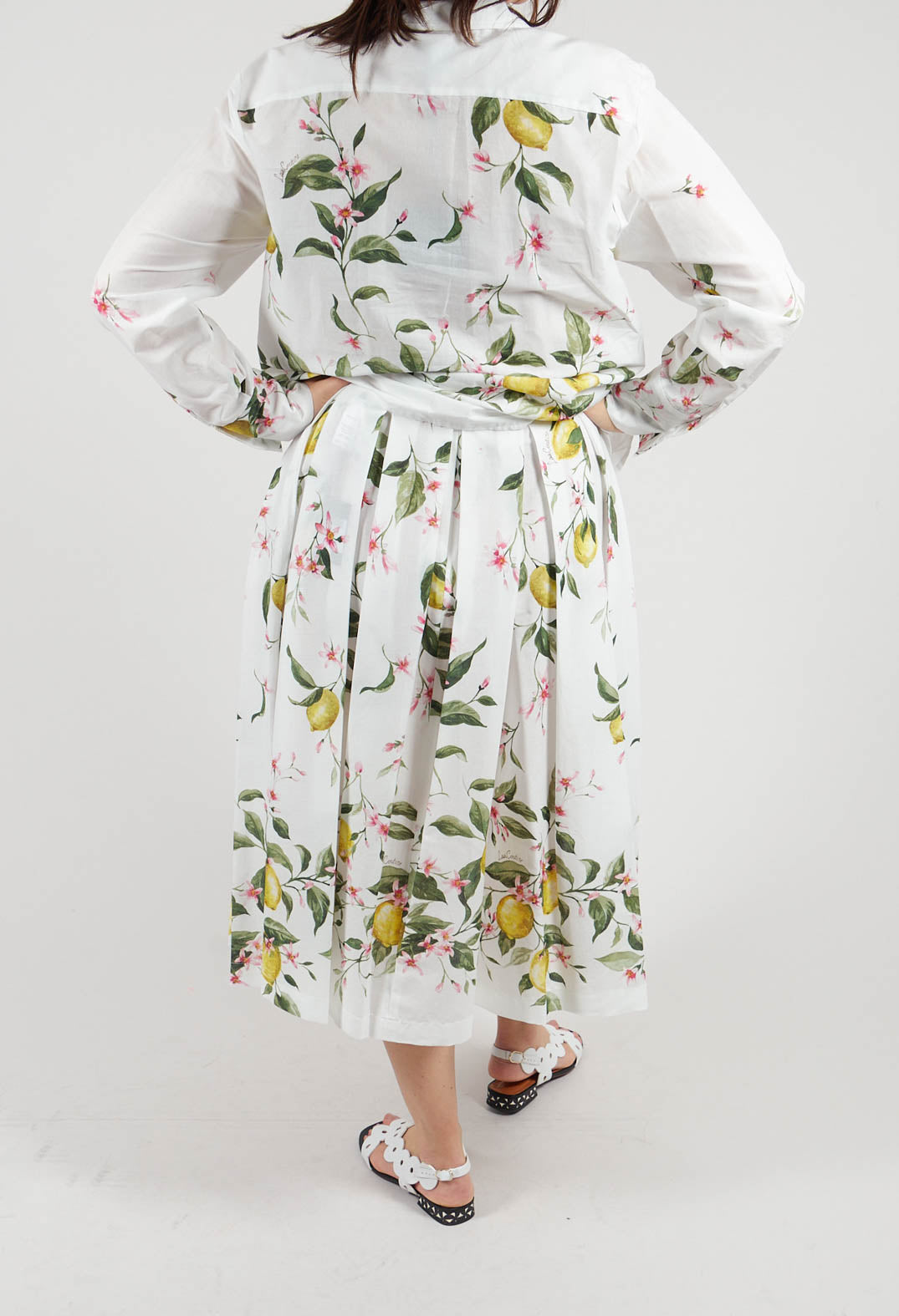 Iris Skirt in Panna Limoni