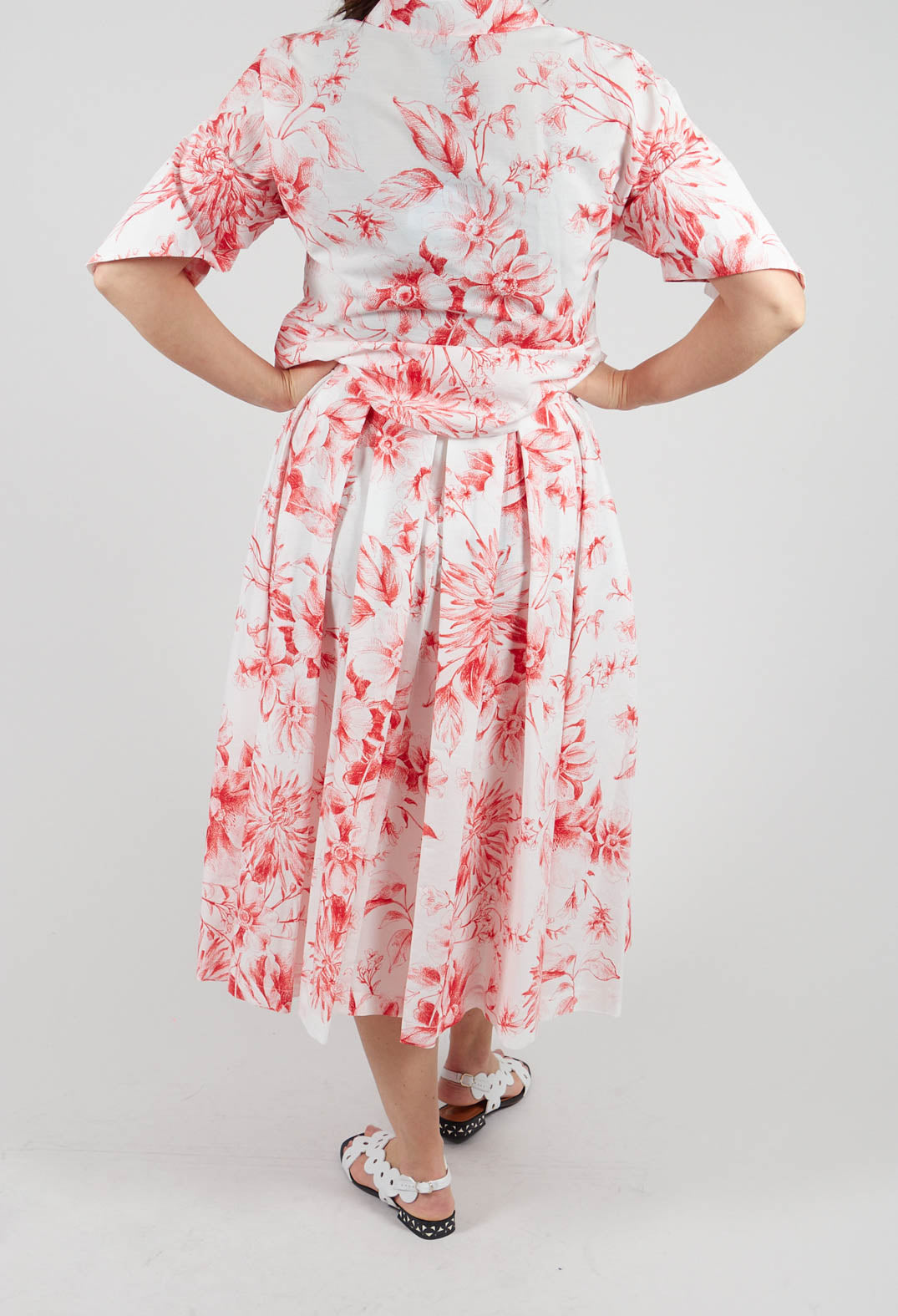 Iris Skirt in Rosso