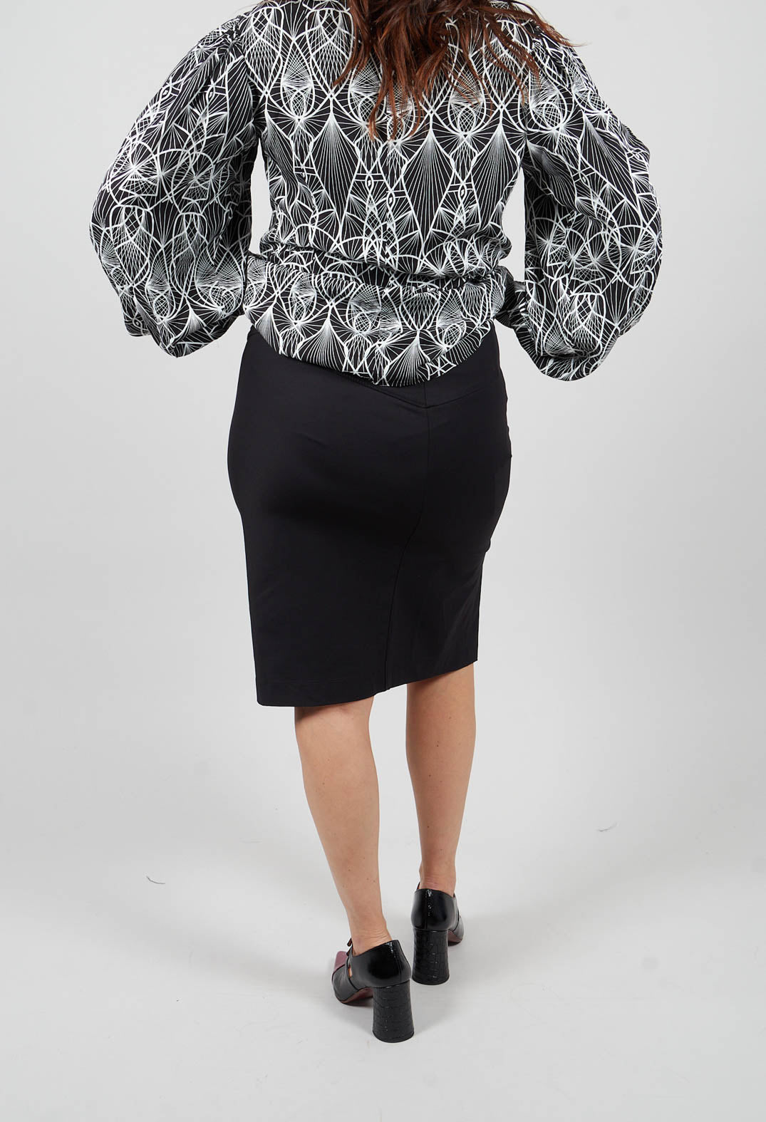 Midi Skirt in Black