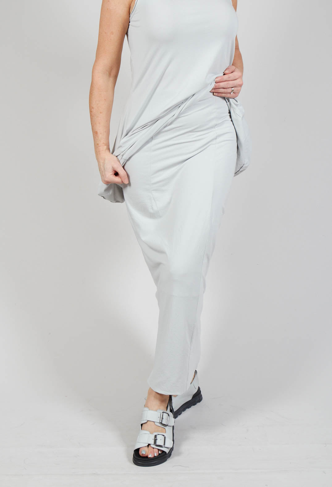 Jersey Double Layered Pencil in Grey