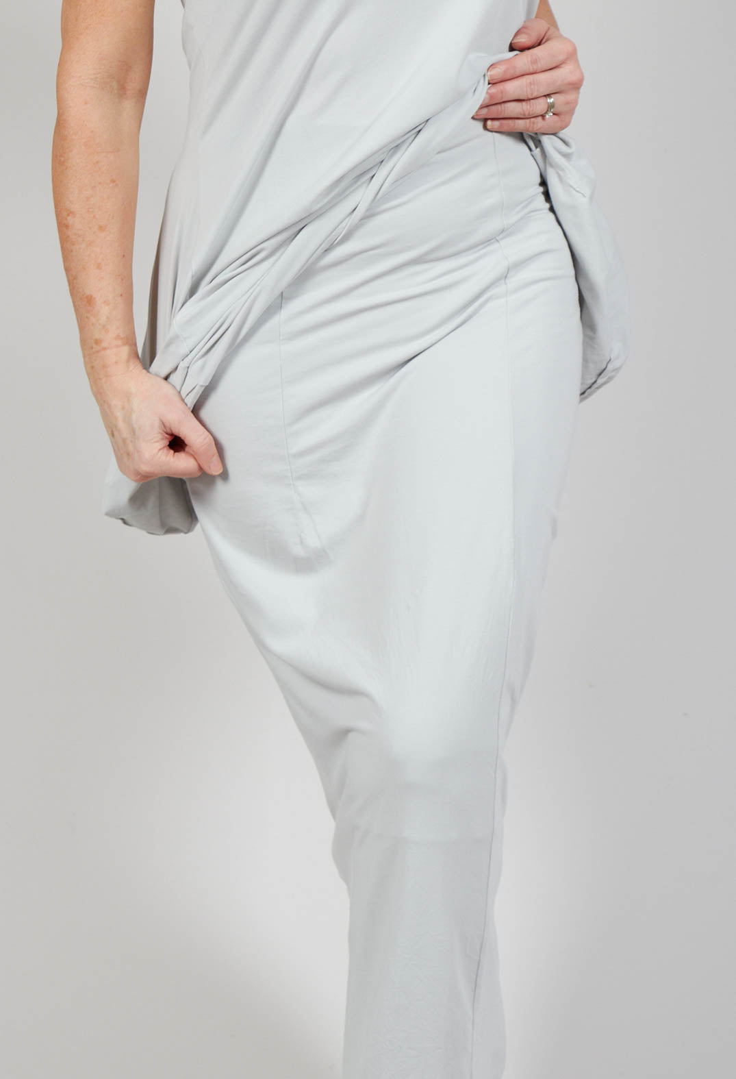 Jersey Double Layered Pencil in Grey
