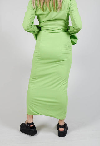 Jersey Double Layered Pencil in Lime
