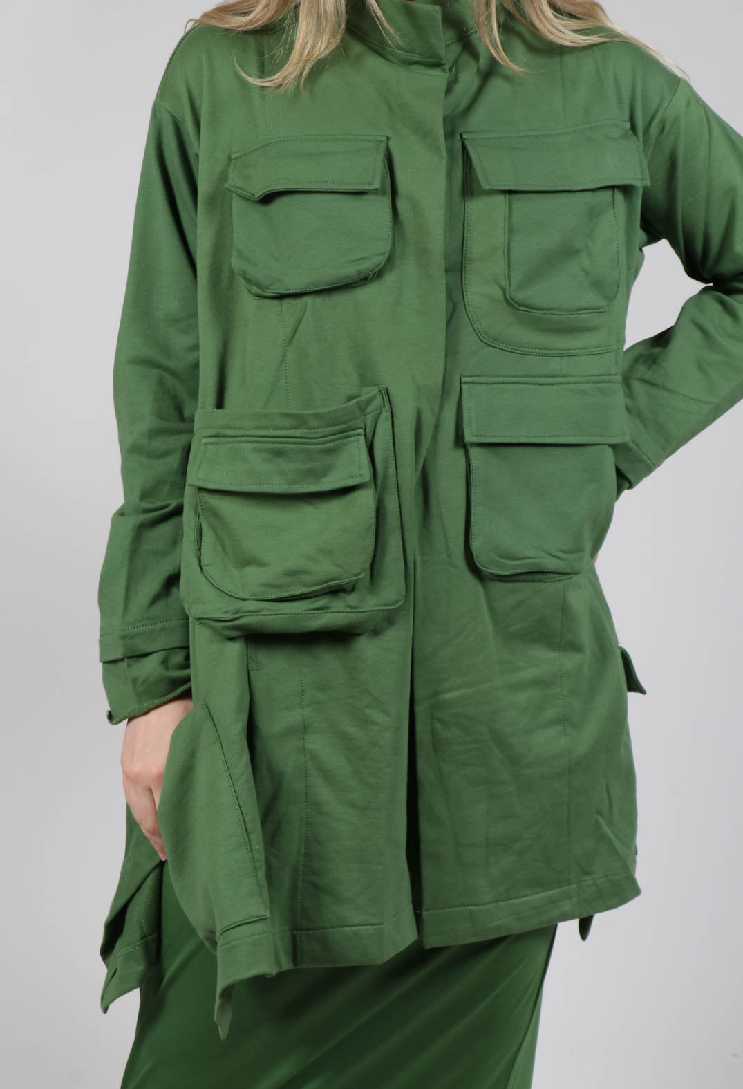 Jersey Jacket in Green