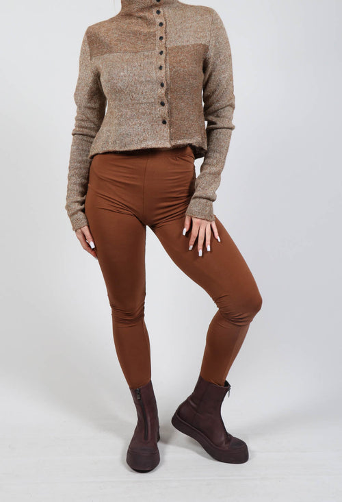 Jersey Leggings in Brick