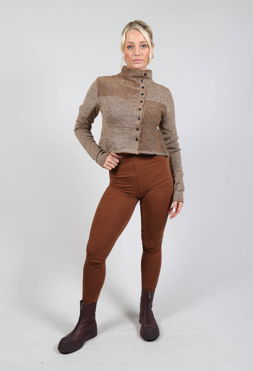 Jersey Leggings in Brick