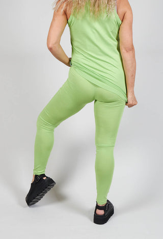 Jersey Leggings in Lime