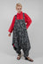 Jumpsuit in Black with White Seregraphy