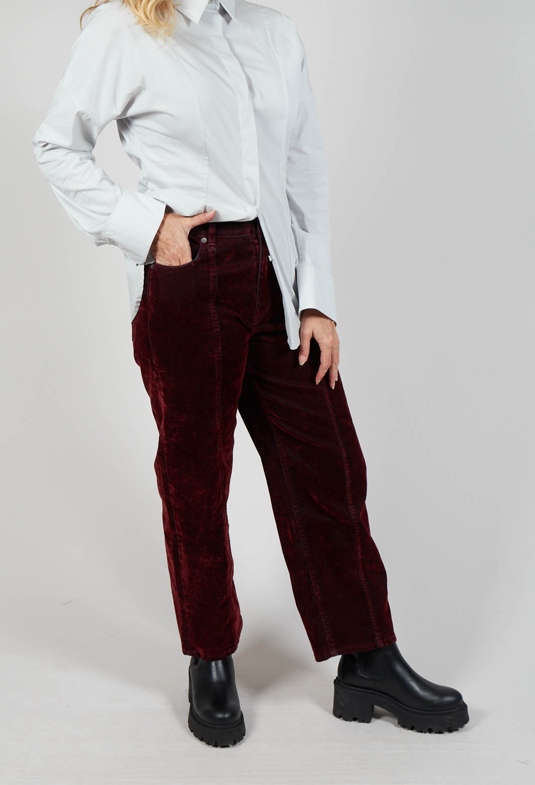 Kelim Jeans in Grape