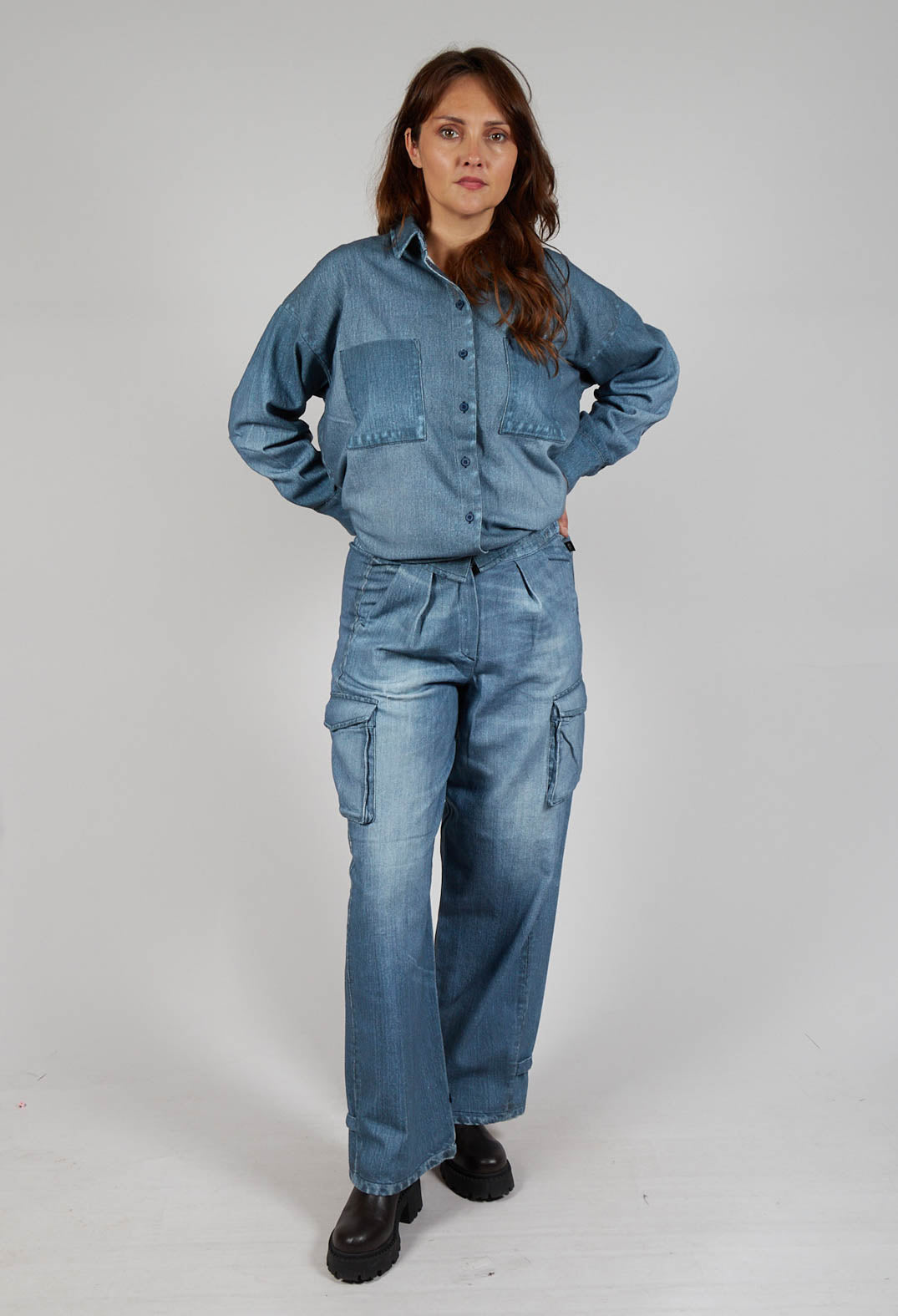 Kidava Trousers in Denim
