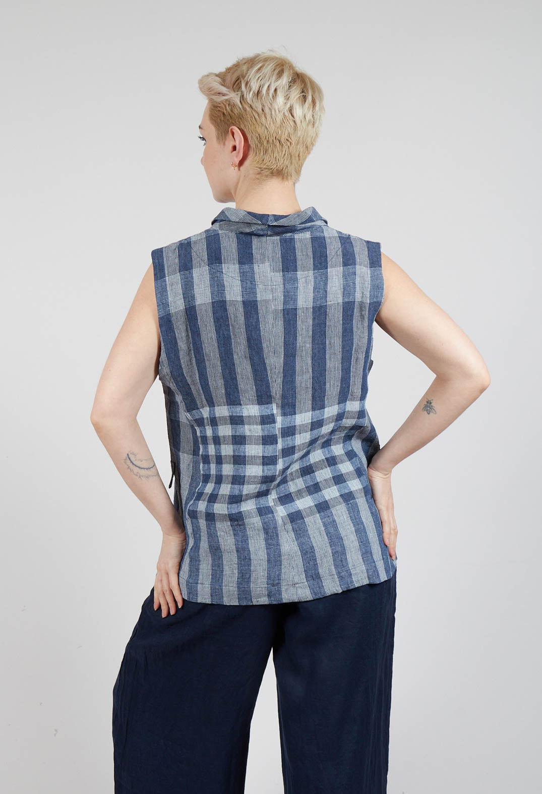 Kimchi A Gilet in Blu