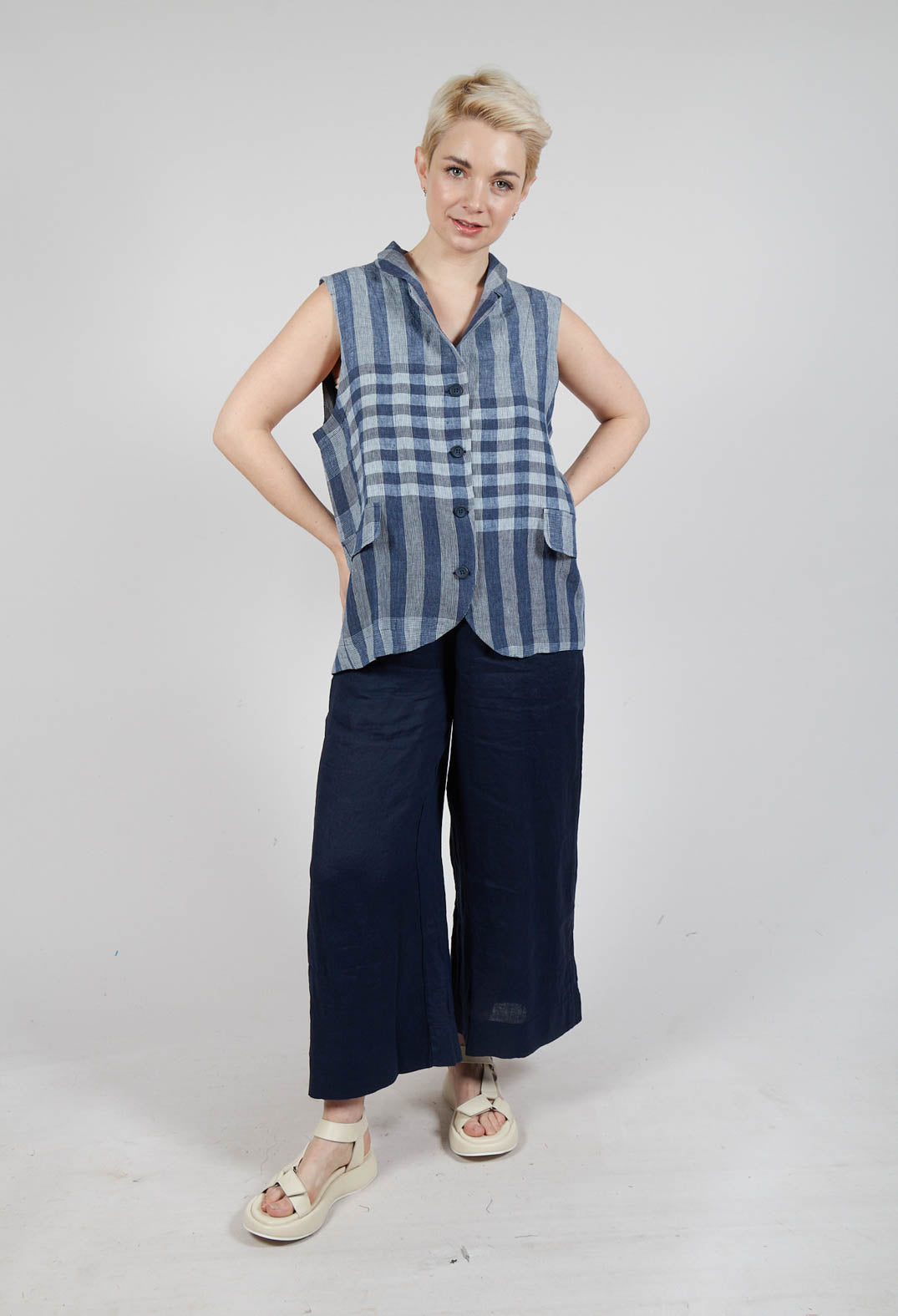 Kimchi A Gilet in Blu