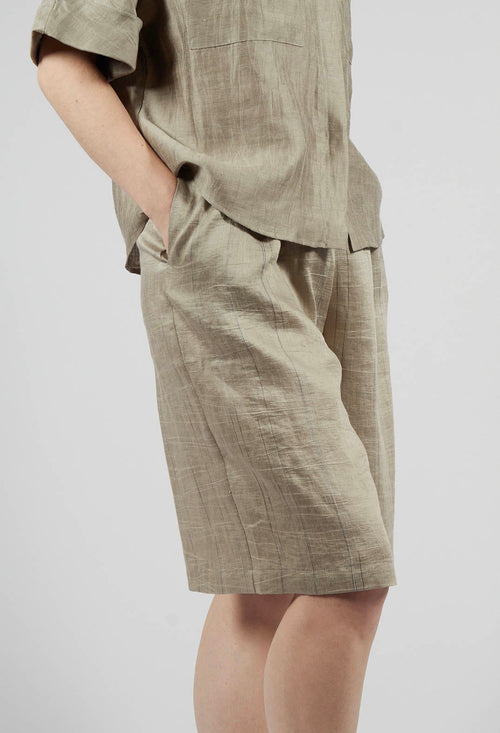 Knee Length Shorts in Naturale