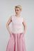 Knit Top with Crystals in Flamingo