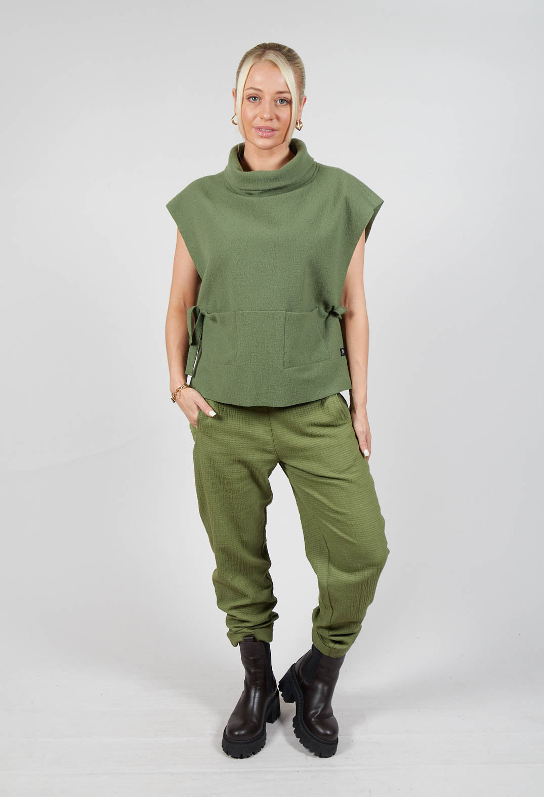 Koge Top in Khaki