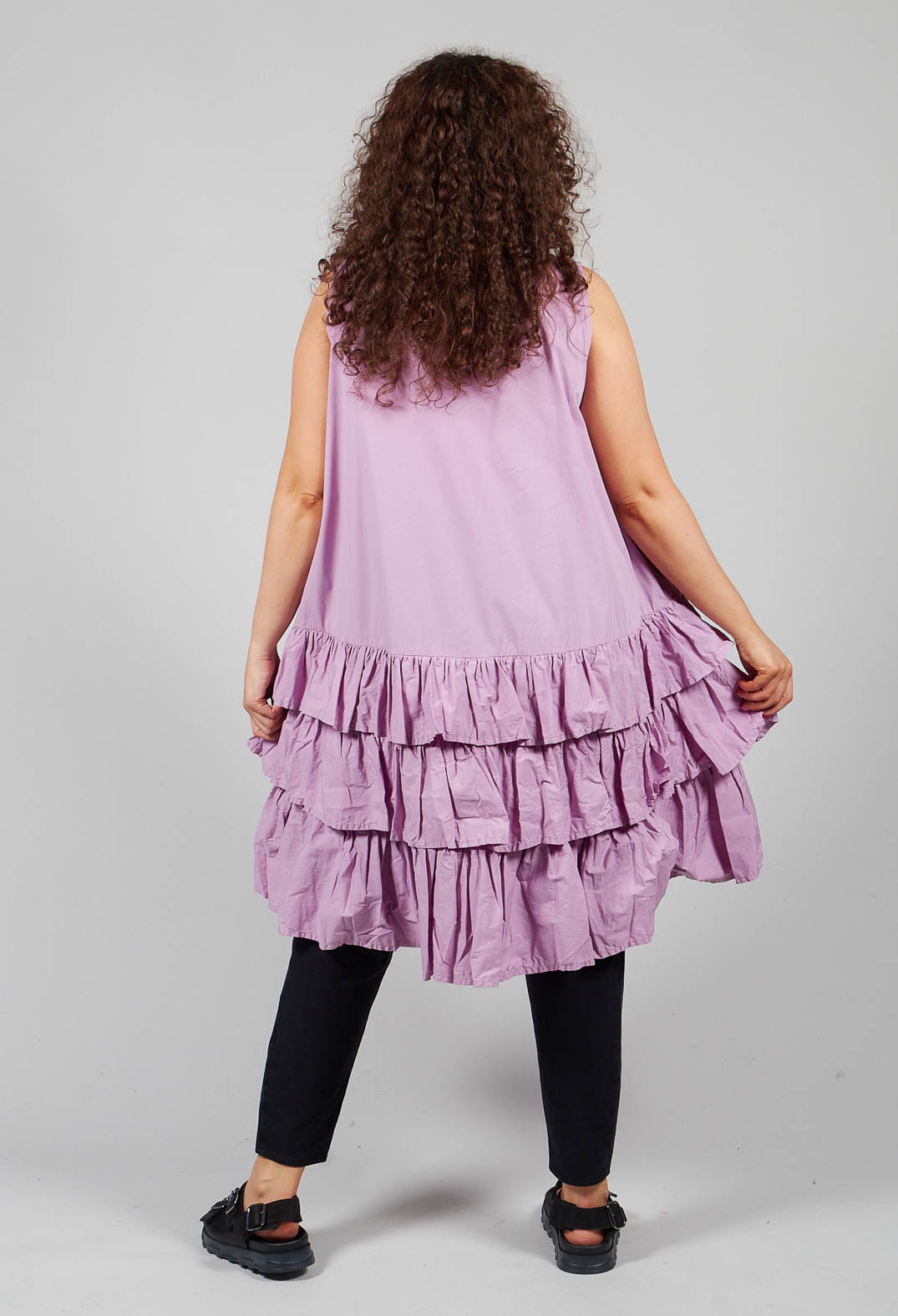 Kommschlicht Dress in Perlmutt