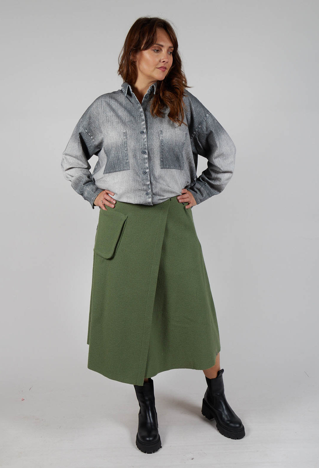 Kribi Skirt in Khaki