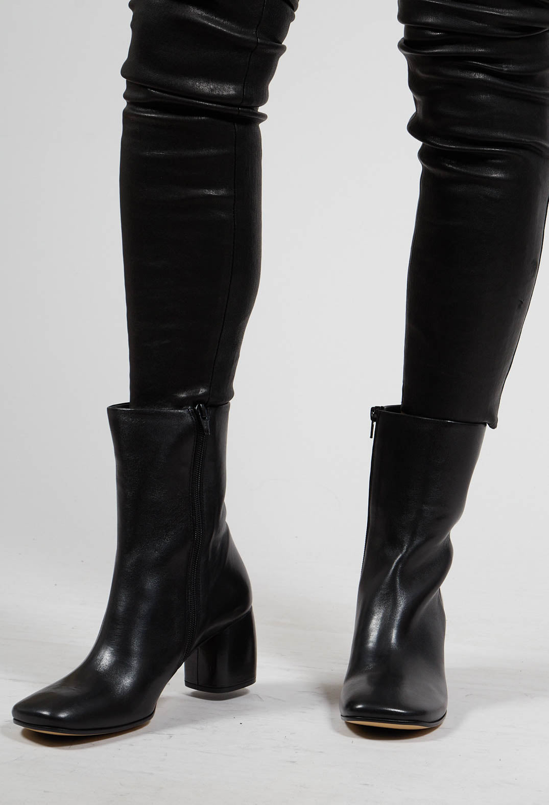 Kubric Block Heel Boot in Nero