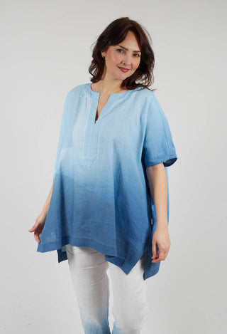 Kumiar Shirt in Eve Blue
