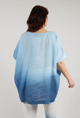 Kumiar Shirt in Eve Blue