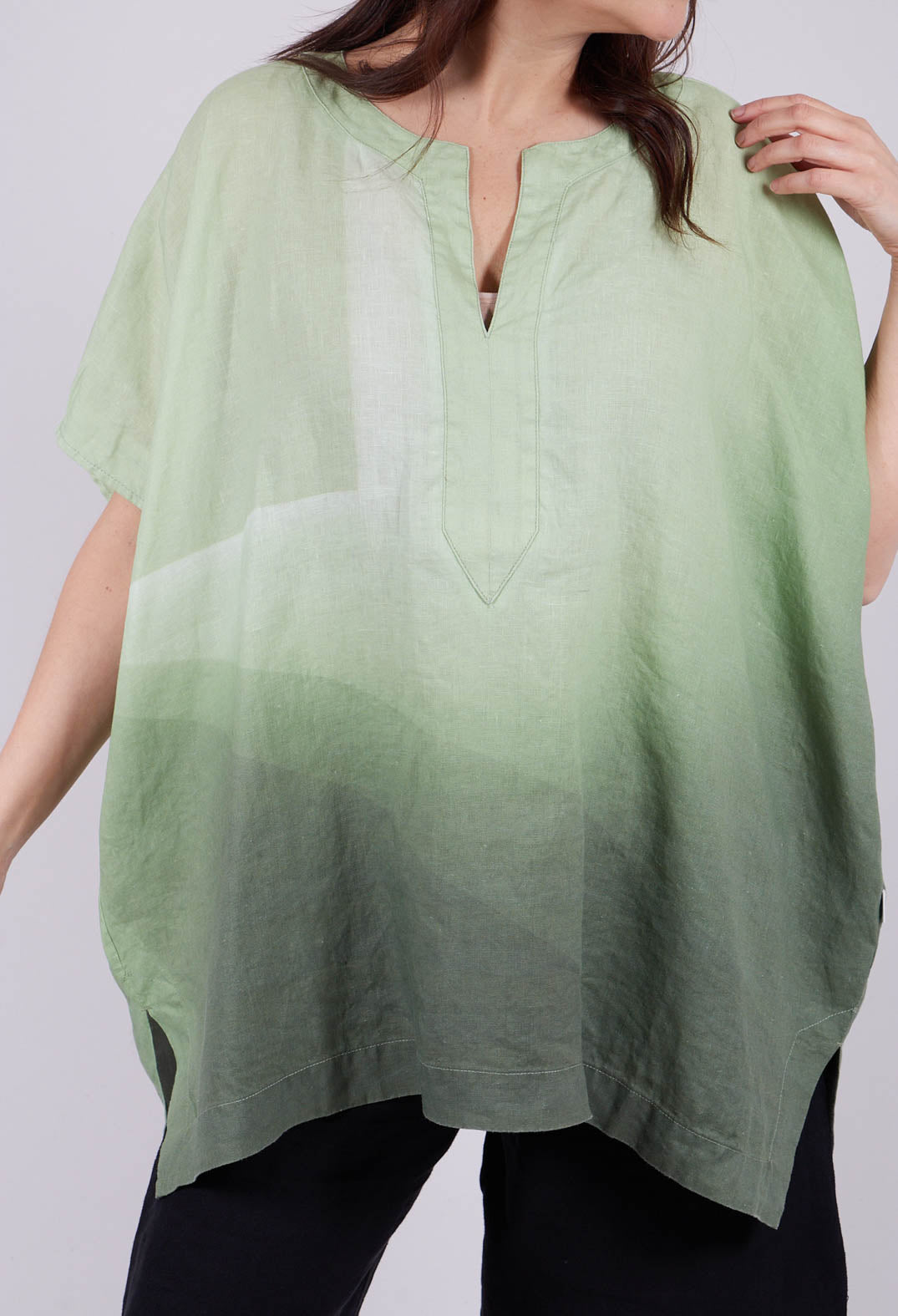 Kumiar Shirt in Spring Green