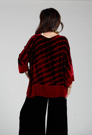 Paris Shirt in Bordeaux and Red