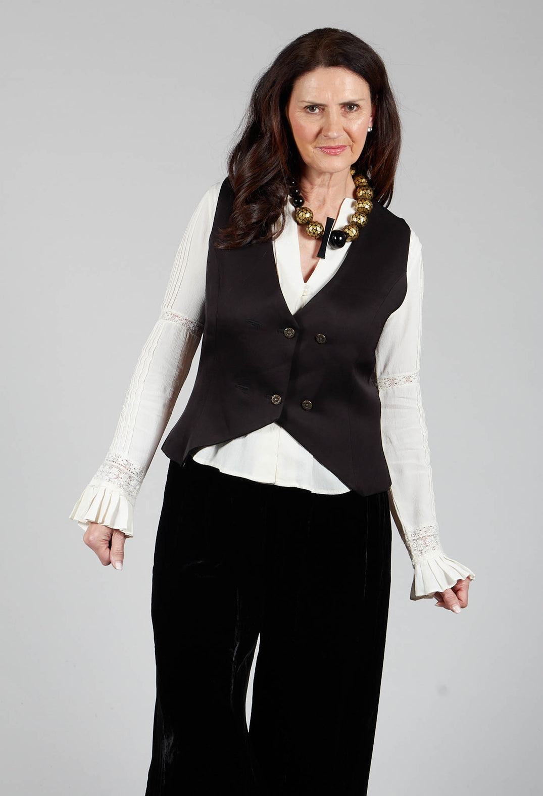 Gypsy Waistcoat in Black