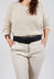 Large Leather Belt in Black