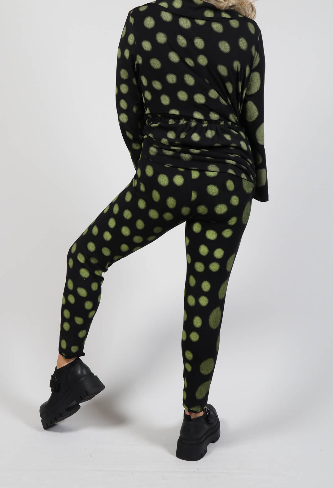 Leggings in Yellow Pois