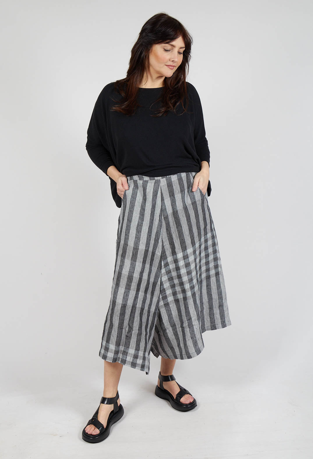 Lepre LQ Trousers in Nero