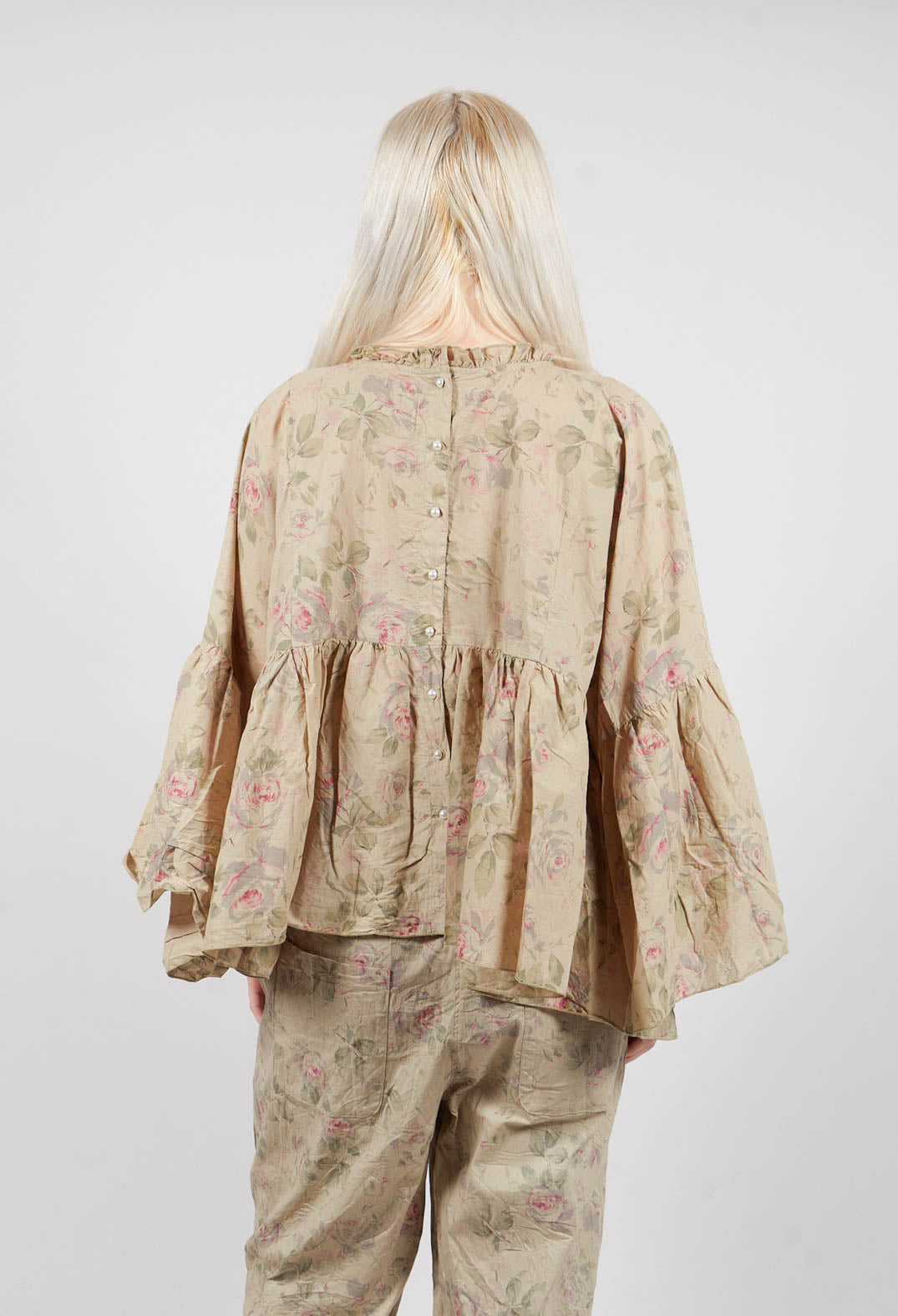 Yuki Top in Verveine Fleurs