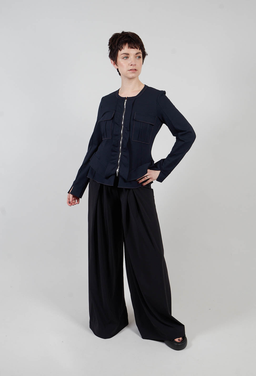 Diminsh Trouser in Jet Black