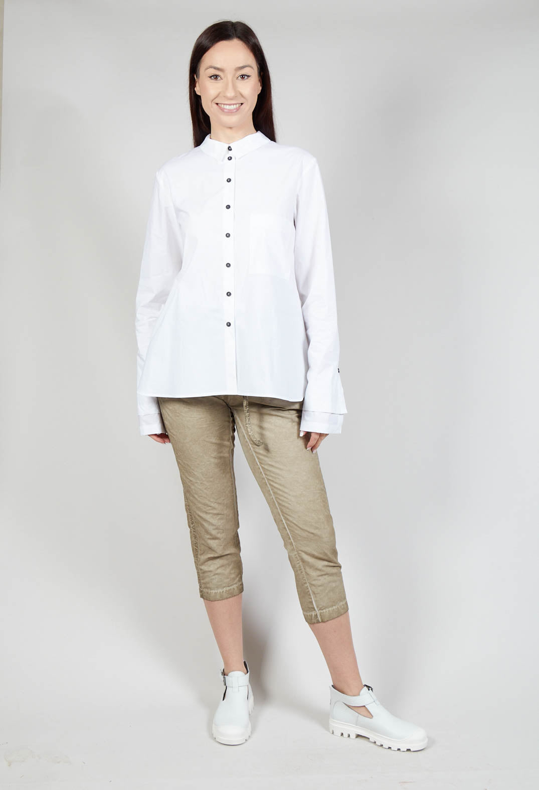Lightwear Cotton Shirt in White