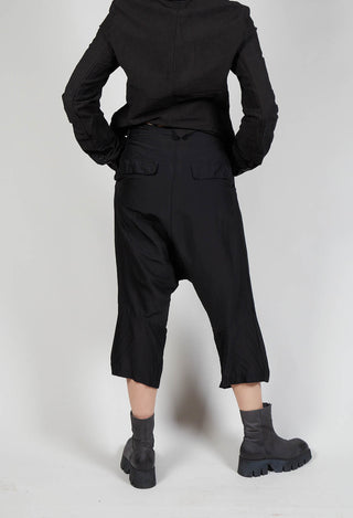 Lightwear Cropped Trousers in Black