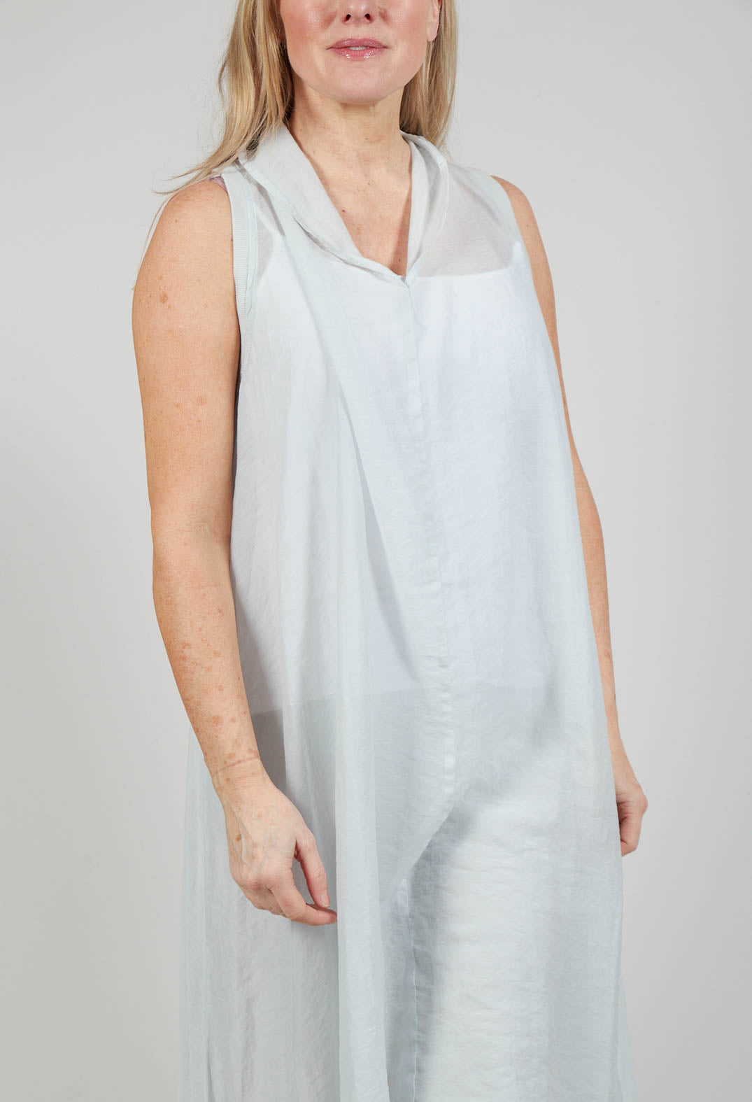 Lightweight Sleeveless Dress in Grey