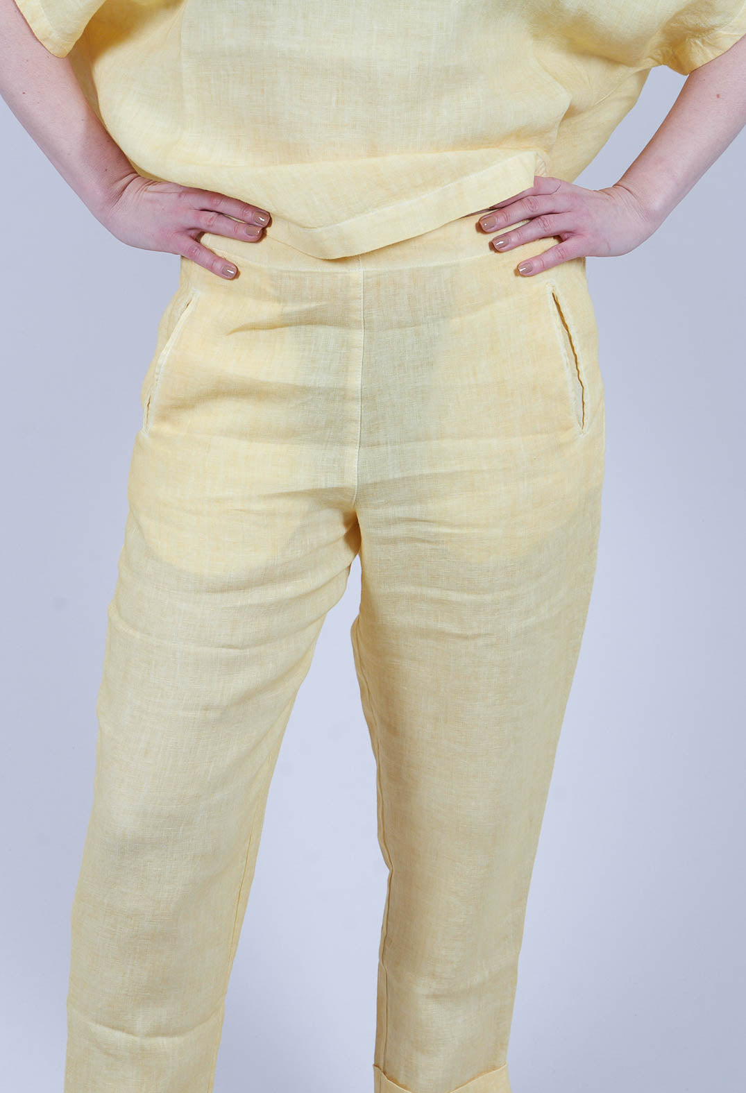 Linen Geisha Pants in Sunlight