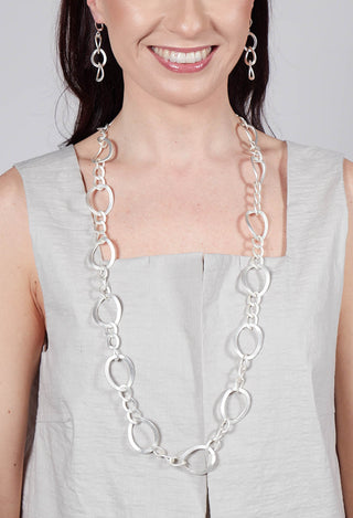 Link Chain Necklace in Silver Plated