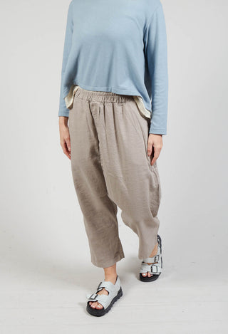 Lippia D Trousers In Argento