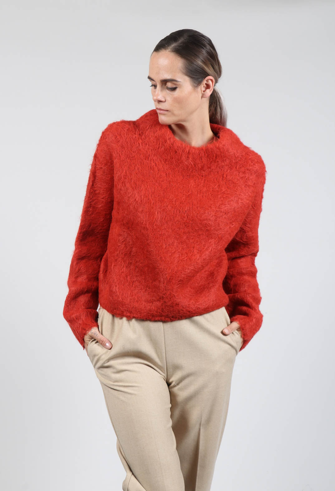 Lola Sweater in Red
