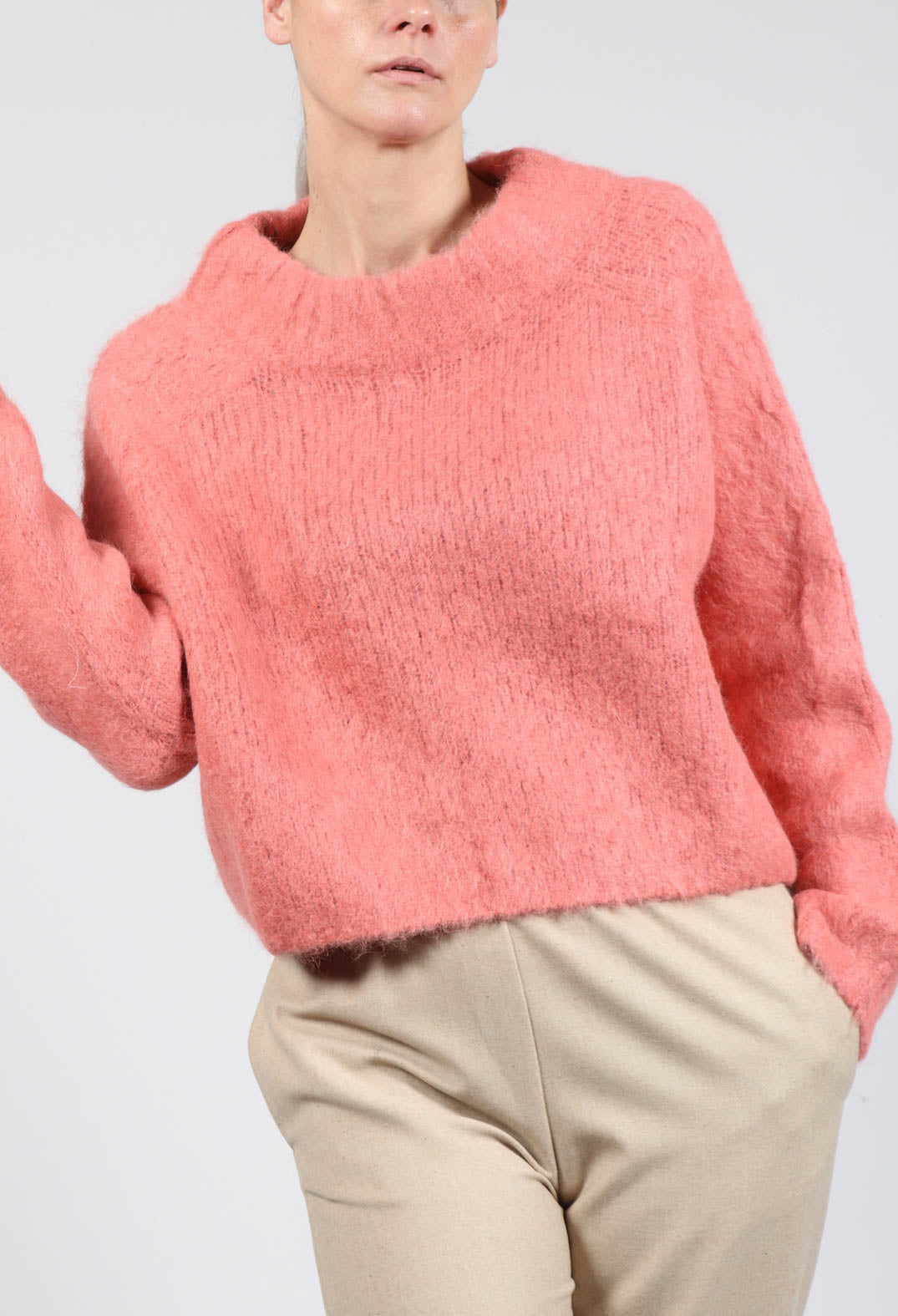 Lola Sweater in Salmon