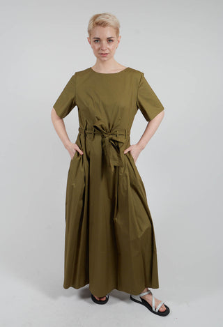 Long Belted Dress in Cactus