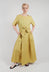 Long Belted Dress in Golden