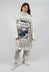 Long Sleeve High Neck Dress in Eraser Print