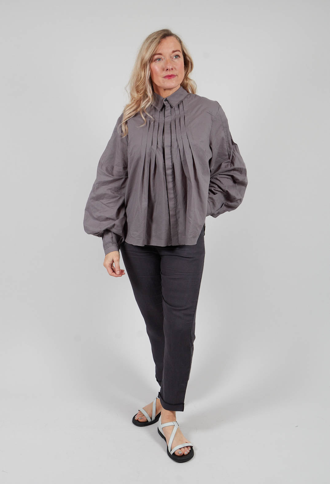 Long Sleeve Shirt in Anthracite