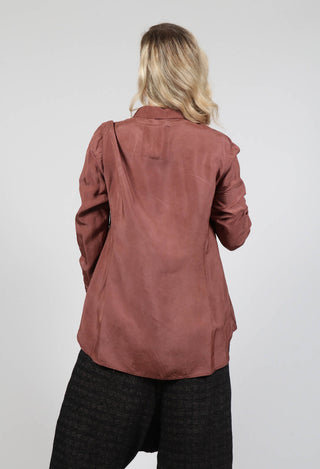 Long Sleeve Shirt in Rust Check