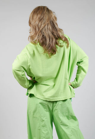 Long Sleeve Top in Lime